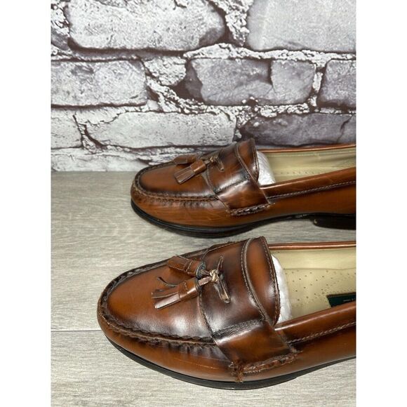 G.H. Bass & Co. Brown Leather Slip On Penny Loafers Dress Shoes Men 7.5M US/40.5 - Picture 8 of 16